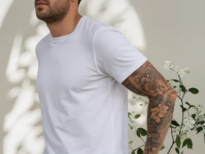 Camisa Básica Masculina Algodão Slim Fit Blusa Premium Lisa