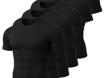 Kit 5 Camisetas Dry Fit Lisa Masculina Basica Academia