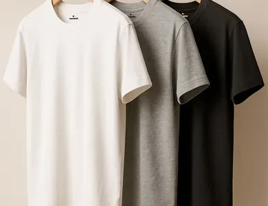 Kit 3 Camisetas Algodão Dia Dia Sandrini Básica Conforto