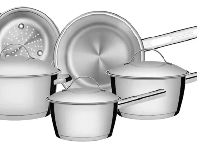 Jogo de Panelas Tramontina Allegra Inox 5 Peças