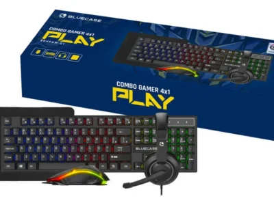 Kit Gamer Bluecase 4 em 1 RGB