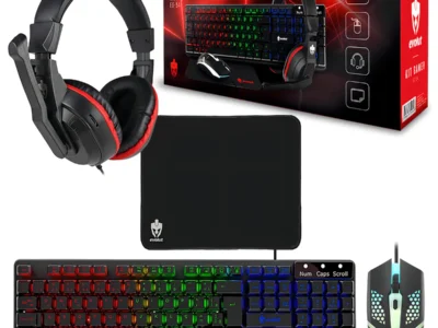 Combo Gamer Periféricos RGB 4 itens