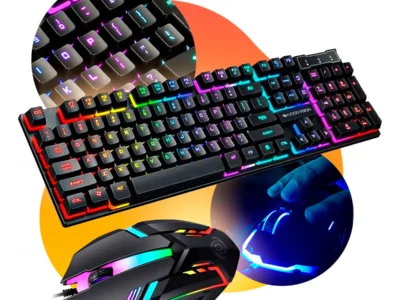 Kit Gamer RGB 4×1 Mouse Teclado Headset Mousepad
