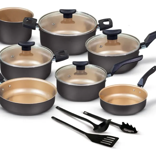 Conjunto Panelas Antiaderente 10 Peças Teflon Essenza