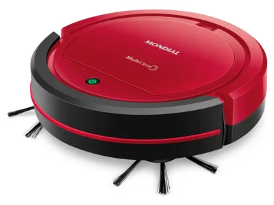 Robô Aspirador De Pó Mondial Rb-09 De 30w 140ml Vermelho